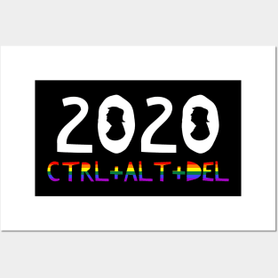 2020 Hard Reset Ctrl+Alt+Del Posters and Art